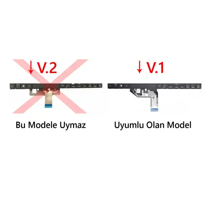 Asus Vivobook S533 S533E S533EA Notebook Klavye Işıklı