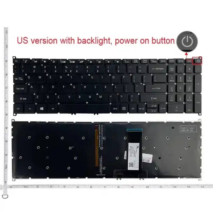 Acer Aspire A317-51GK backlit - no backlit - A317-52 A317-33 N17C2 A715-41 A715-54 A715-75G A715-74G N19C5 NP515-51 N17W1