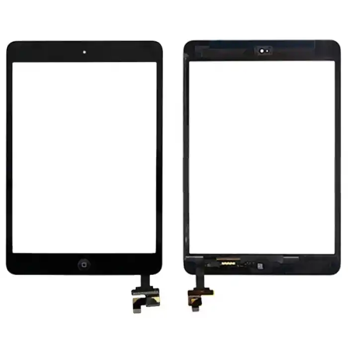 Apple iPad Mini A1455  Dokunmatik Ekran Cam Panel Siyah