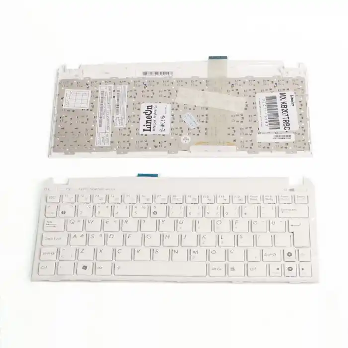 Asus Eee Pc 1015Px 1015B Notebook Klavye Çerçeveli Beyaz
