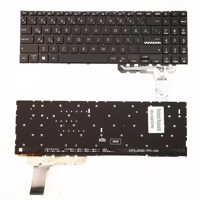 Asus K3605 Notebook Klavye Işıklı