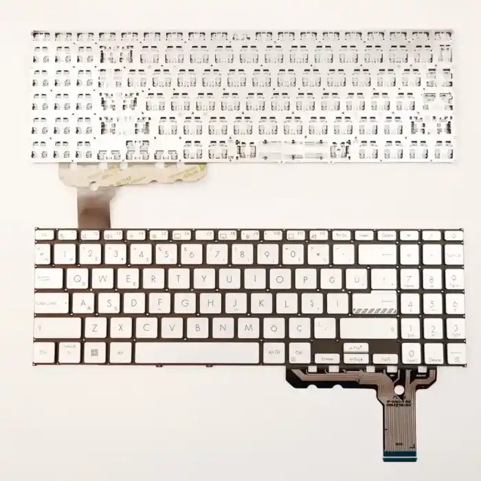Asus K3605ZV  Notebook Klavye Gümüş
