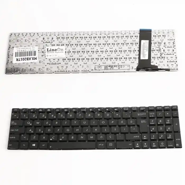 ASUS N56 N56DP N56DY Klavye Tuş Takımı Siyah