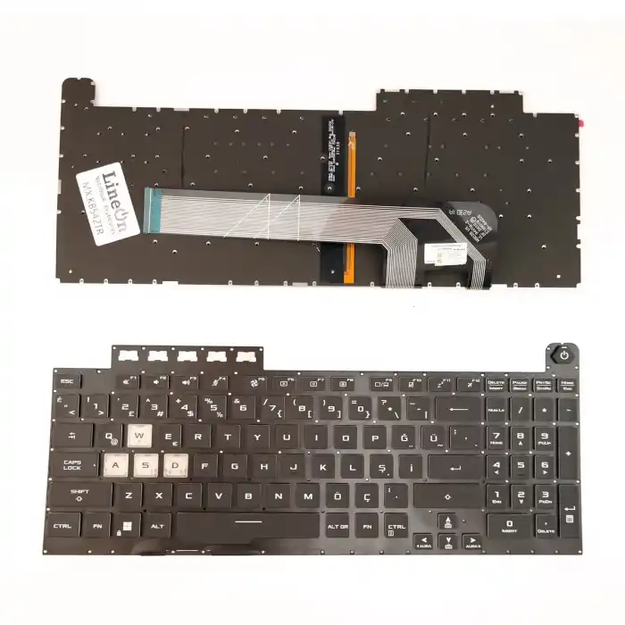 ASUS TUF Gaming 8 F17 FX706 FX706L Notebook Klavye Işıklı