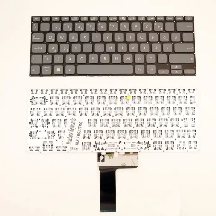 Asus X415 X415J Notebook Klavye Gümüş