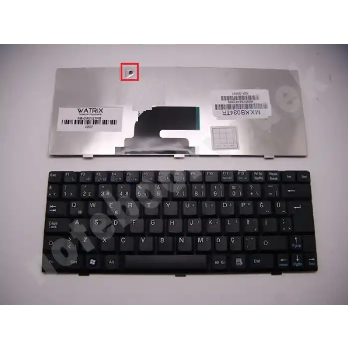 CASPER UW2 Klavye Tuş Takımı Türkçe Siyah