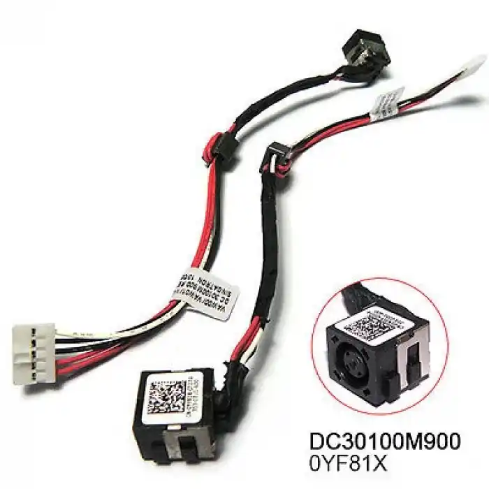 Dell 3521 5521 dc power jack kablolu soket