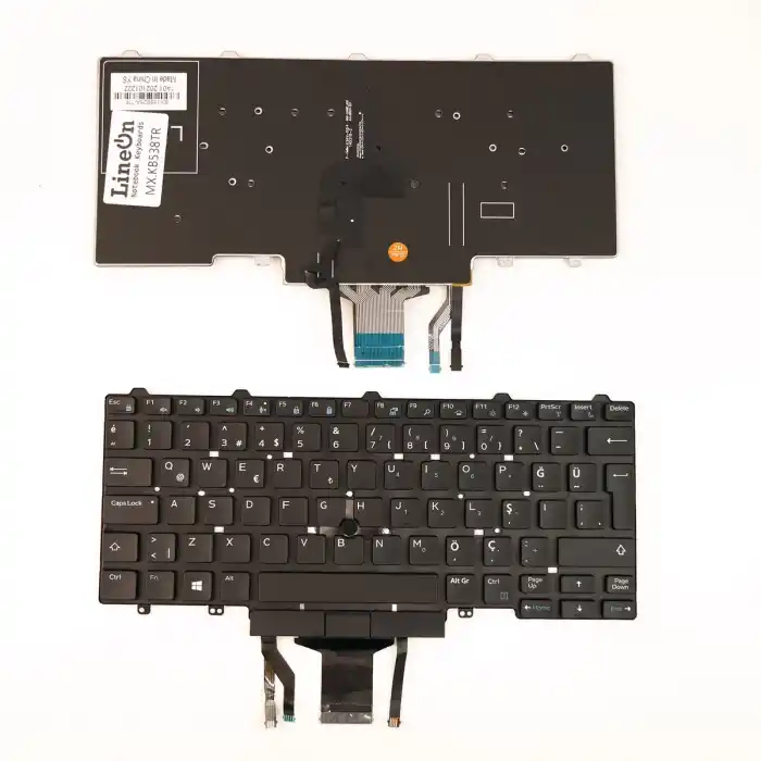 Dell Latitude E5450 E5470 Notebook Klavye V.2