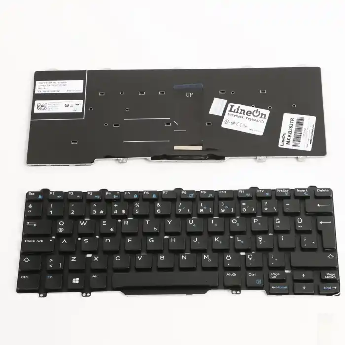 Dell Latitude E7450 7450 E7480 Notebook Klavye V.1