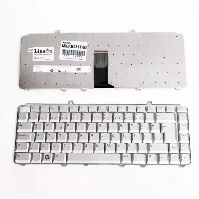 DELL PP41L NB Klavye Türkçe Gümüş