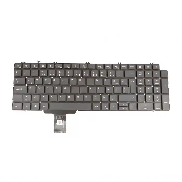 Dell Precision 7550 7750 7560 7760 Notebook Klavye Işıklı