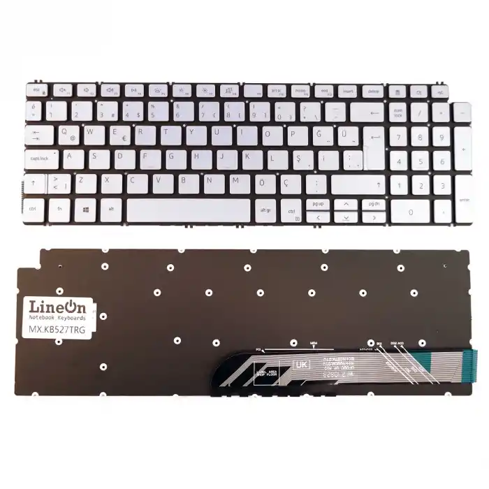 Dell G15 5515 Notebook Klavye Gümüş