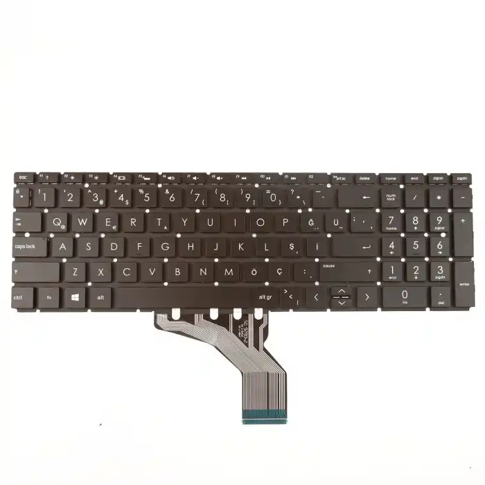 HP 15-CD Notebook Klavye Işıklı