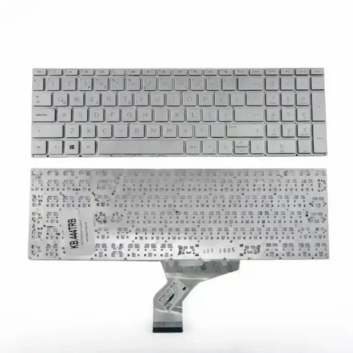 HP 15-DA2033NT Notebook Klavye Işıklı Gümüş