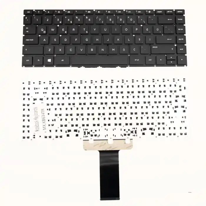 HP 240 G8 Notebook Klavye (Uzun Flex)