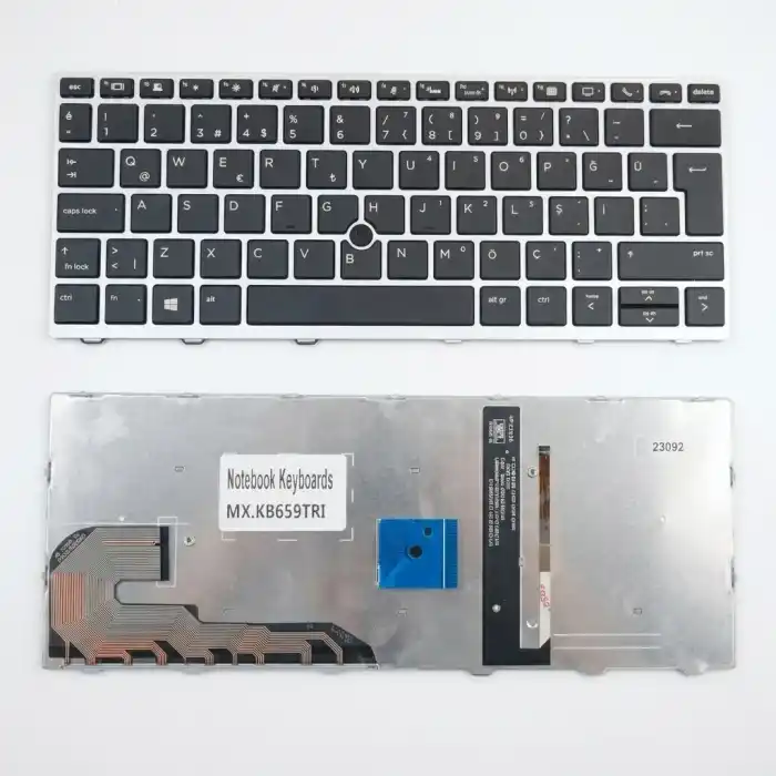 HP Elitebook 830 G5, 735 G5, 730 G5 Notebok Klavye Işıklı