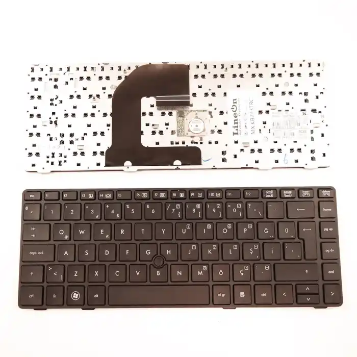 HP EliteBook 8460 W 6460B 6460 8470 8470B 8470 P 8470 6470 Siyah Türkçe Klavye