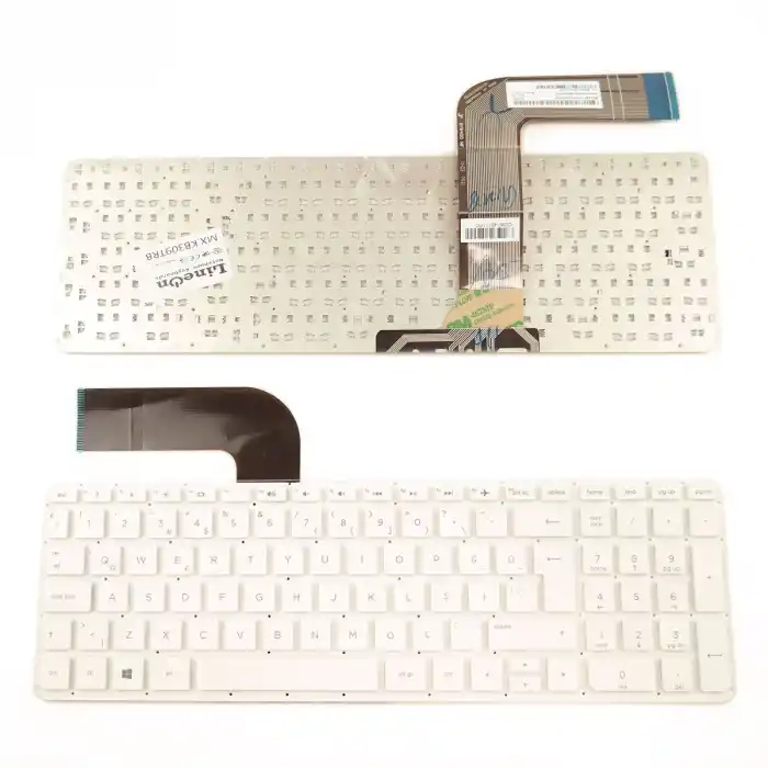 HP Envy 15-K118NR Envy 15-K151NR Envy 15-K163CL Beyaz Türkçe Klavye
