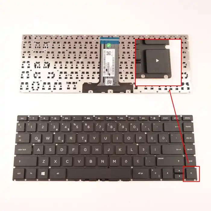 Hp Pavilion 14T-BA Notebook Klavye