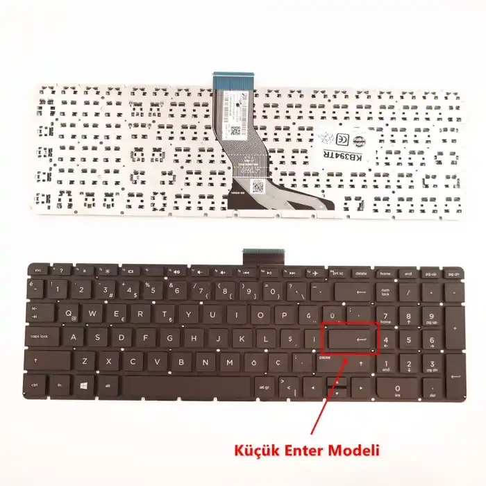 HP Pavilion 15-AR 15-BC Notebook Klavye