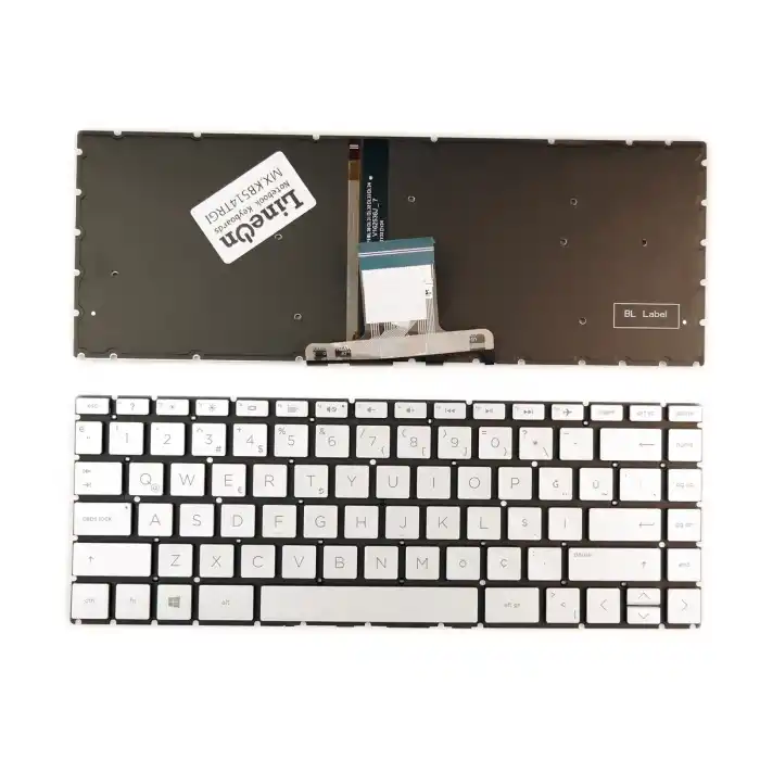 HP Pavilion X360 14-CC Notebook Gri Klavye Işıklı