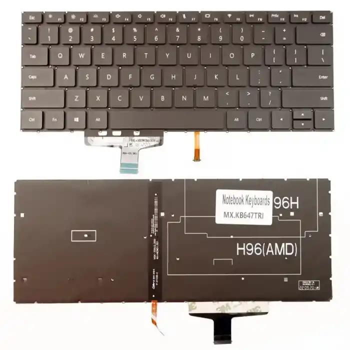 Huawei Matebook 13 VLT-W50 Notebook Klavye (US) Işıklı