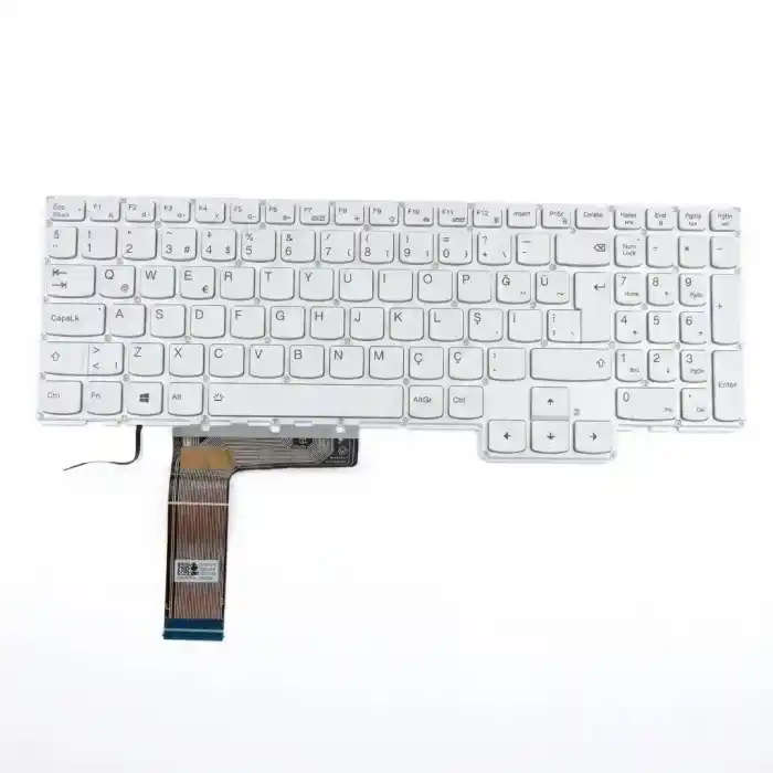 Lenovo 82UJ Notebook Klavye Beyaz Işıklı