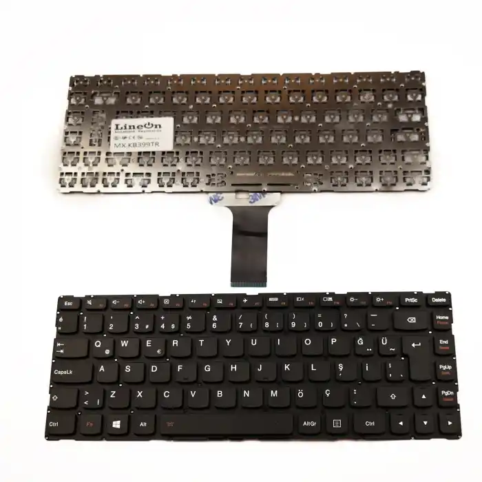 Lenovo Flex 3-1570 (Type 20488) Siyah Türkçe Klavye