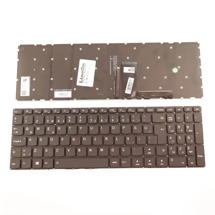 Lenovo ideapad 510 80SR006PTX Notebook Klavye Işıklı (V.2)