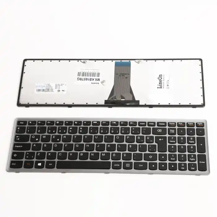 Lenovo Ideapad S510 Notebook Klavye Gri Çerçeve