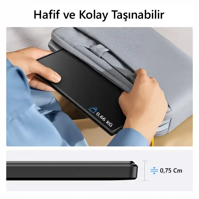 LineOn 15.6 Full HD 1080p IPS Portable Taşınabilir Monitör