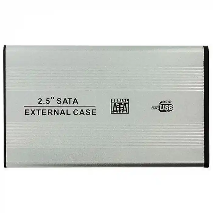 LineOn 2.5 inç Harici HDD Kutusu USB 2.0 Alüminyum