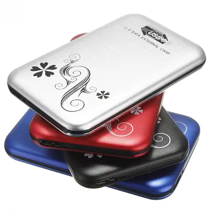 LineOn 2.5 inç Harici HDD Kutusu USB 3.0 Desenli