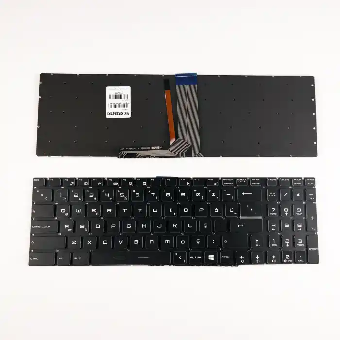 Msi GE72 6QF APACHE PRO-017TR Klavye Tuş Takımı Işıklı