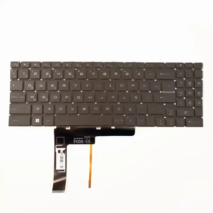 MSI Katana GF76 12UE Notebook Klavye Işıklı