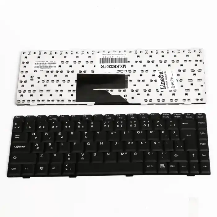 MSI Megabook S250 S260 S270 PR200 Klavye Tuş Takımı Siyah Türkçe