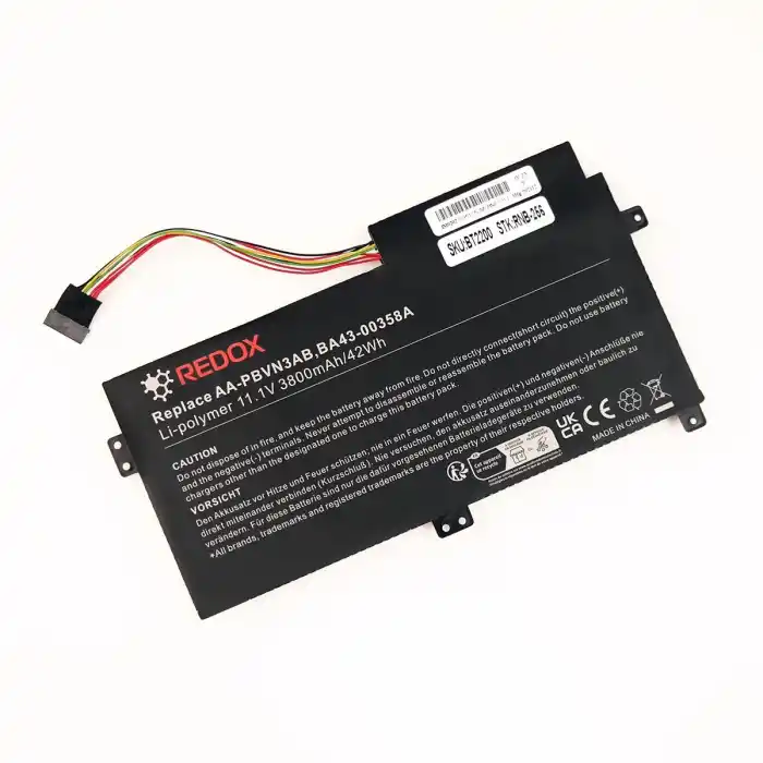 Redox Samsung AA-PBVN3AB - ATIV Book 4 Notebook Batarya Pil