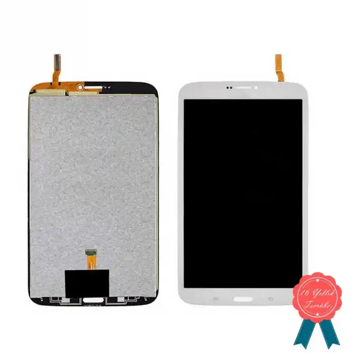 SAMSUNG SM-T311 Dokunmatik LCD Ekran Birlikte Beyaz
