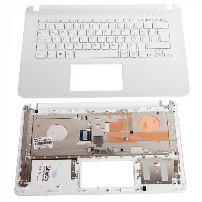 Sony vaio 9z. nadbq.20r , aehk87001303a , 149239161 Beyaz Türkçe Klavye