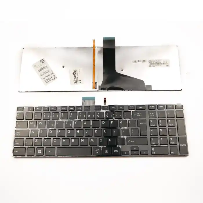 Toshiba NSK-TVPSU 1E Notebook Klavye Tuş TakımıIşıklı Çerçeveli
