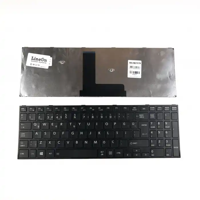 Toshiba Satellite C50-B-160 Siyah Türkçe Klavye