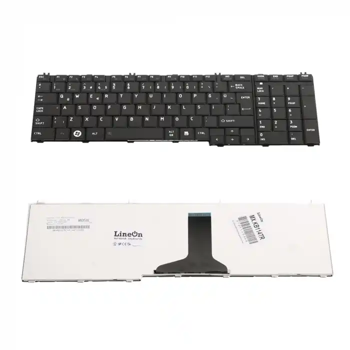 Toshiba Satellite L655-19C Notebook Klavye Siyah