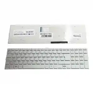 Acer 5943,5943G,8943 Uyumlu Klavye Gümüş