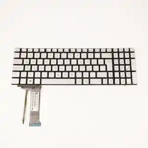 Asus 9Z.N8BBC.Q0T Uyumlu Klavye Tuş Takımı Gümüş Gri