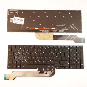 Dell G3 3500 G3 3590 Notebook Klavye Işıkl (Mavi Harf)