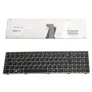 Lenovo Ideapad 25-10789 Klavye Tuş Takımı Gri Çerçeveli