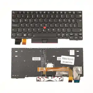 Lenovo ThinkPad X390 X395 Notebook Klavye Işıklı