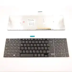 Toshiba Satellite C55-A Notebook Klavye Siyah Çıtalı