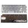 Dell Inspiron 15 P90F P42E Notebook Klavye Gri