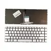 HP 240 G7 240 G6 Notebook Klavye Işıklı Gri